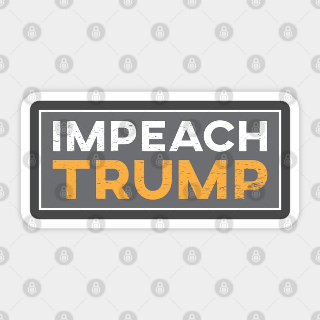 Impeach Trump Sticker by FeministShirts